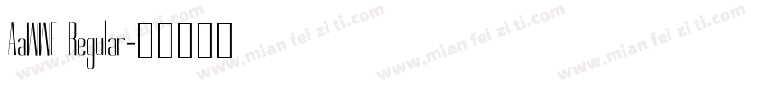 AaWWF Regular字体转换